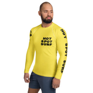 Hot Spot Surf School Men’s Rash Guard – Waikīkī Edition