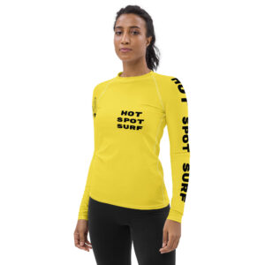 Hot Spot Surf School Women’s Rash Guard – Waikīkī Edition